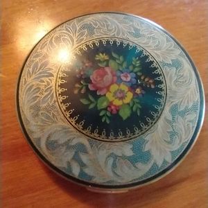 Vintage Stratton Floral Motif Compact